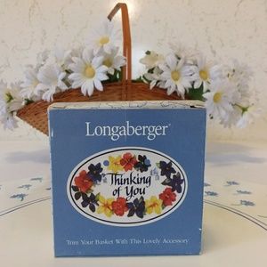 Longaberger Tie-On  - Thinking of You
